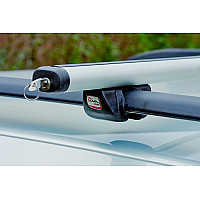 Car roof rack on integrated and manufacturer rails - FUTURA AERO with lock _ car / accessories